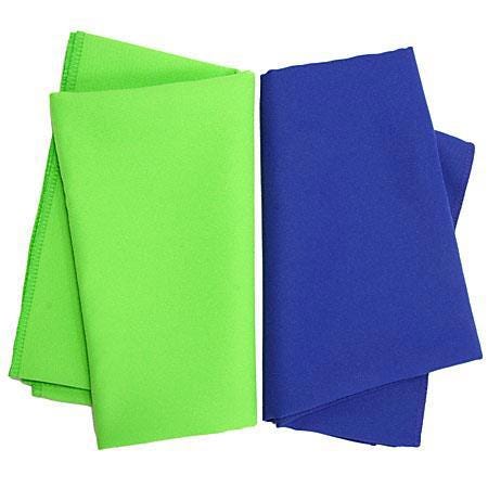 1 each Blue and Green Chroma-key Background Sweeps